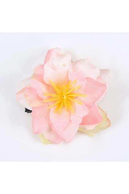 Agrafa de par floare roz