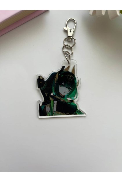 Genshin Impact Game Nefer Game Keychain / Bag Ornament