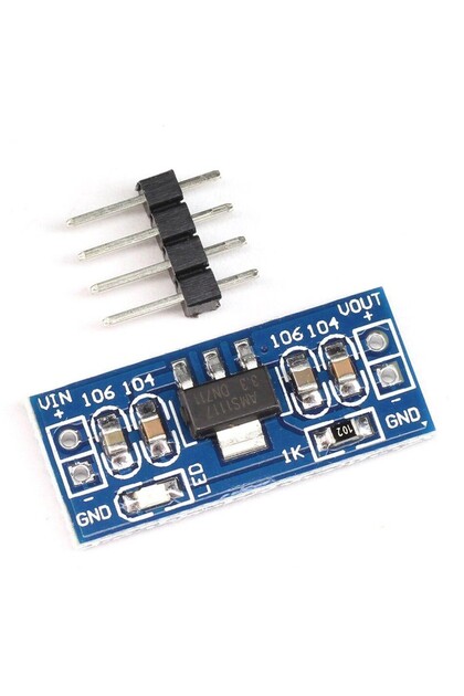 Modul regulator de tensiune AMS1117-3.3V, ieșire 3.3V, 1A