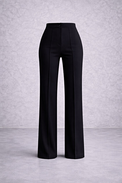high waist black dress pants L.T.J Dress Pant-Black XS main image 0