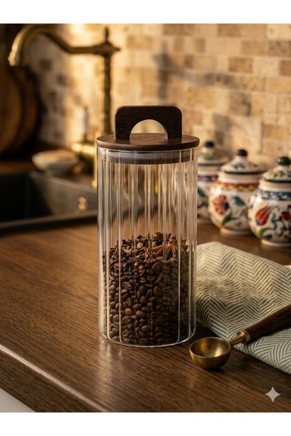 Single Acacia Leak-Proof Jar with Stylish Lid
