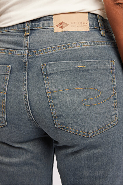 Lee Cooper Mavi-Yeşil Kadın Denim Pantolon 262 LCF 121013 NEW