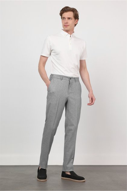Navy Blue Side Pocket Comfort Fit Cotton Pack Chino Pants 1003260167