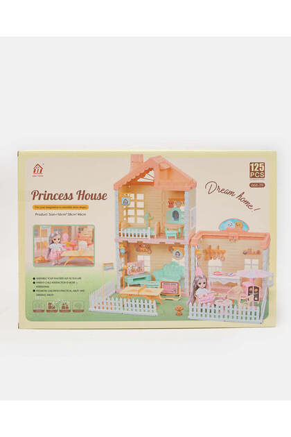 Pink Dream Home Villa Playset Without Batteries