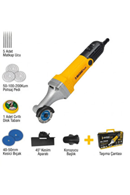 SGS PLUS SGS5295 ÇOK AMAÇLI DERZ AÇMA VE KESME MAKİNASI SETİ 400