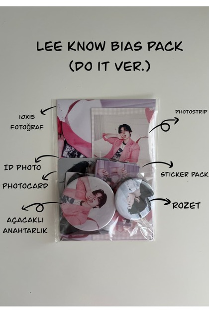 Hara Company Stray Kids Kpop Grubu Do it Album Set (Rozet