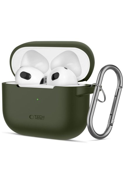 Γάντζος σιλικόνης για Apple AirPods 3, λαδί