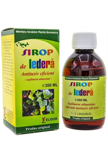 Sirop fitoterapeutic de Iedera, Antitusiv Eficient, 200ml