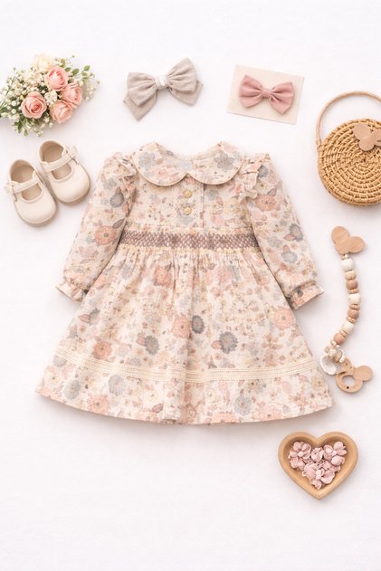 Gold Series Giped Girls' Dress