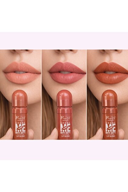 3’lü Likit Mat Ruj Seti – Uzun Süre Kalıcı, Nude Tonlar, Yoğun Pigmentli Lipstick Set