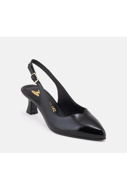 26532527Y Women's Genuine Leather Heeled Classic Shoes