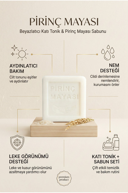 Sumeya Soap Co Doğal Pirinç Mayası Sabunu - Aydınlatıcı