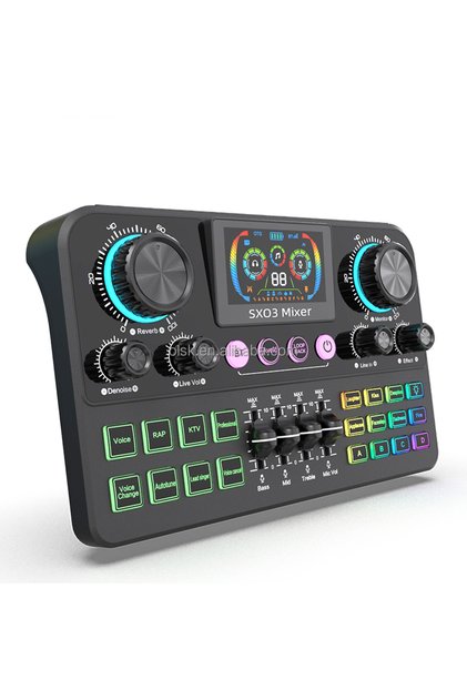 SX03 Digital Sound Card – Professional-Grade Audio for Streaming and Recording