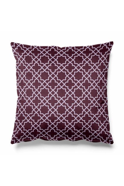 Square Throw Pillow Cover Upholstery Suede Fabric 43*43 cm - Marrakech