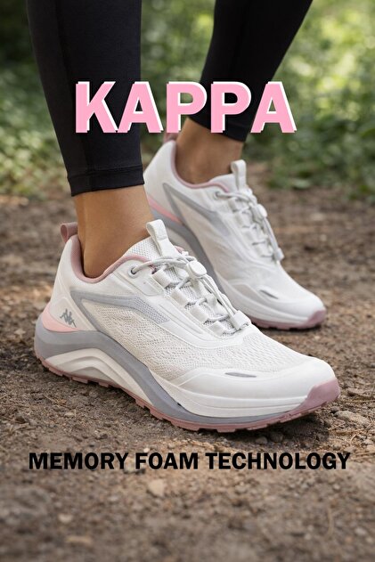 Kappa - mobir Kappa MEMORY FOAM ÇOK RAHAT, AKILLI BAĞCIK KADIN SPOR AYAKKABI