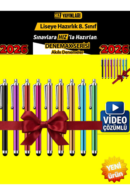Ens Yayıncılık Hız Yayınları 8. Sınıf LGS Matematik 10'lu Denemex
