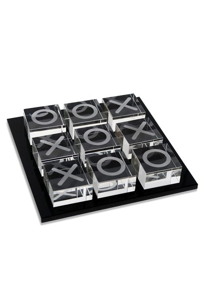 Premium Şeffaf Kristal Cam XOX Oyunu – Modern Tasarım