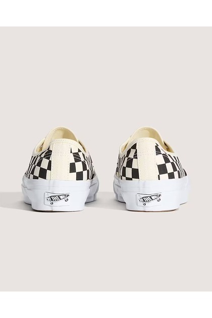 Vans LX Authentic Reissue 44 Uniseks Siyah/Beyaz Kareli Spor