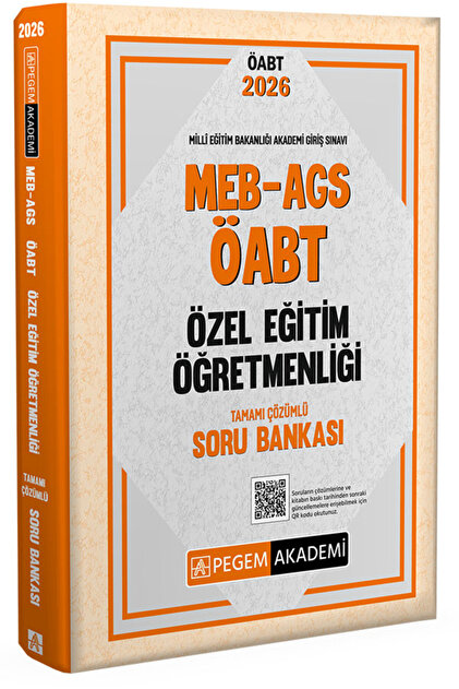 Pegem Akademi Yayıncılık 2026 MEB AGS ÖABT Özel Eğitim