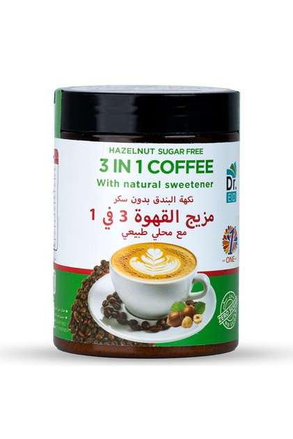 Keto 3 in 1 Hazelnut Coffee Sugar Free 170g Low Carb Instant Coffee