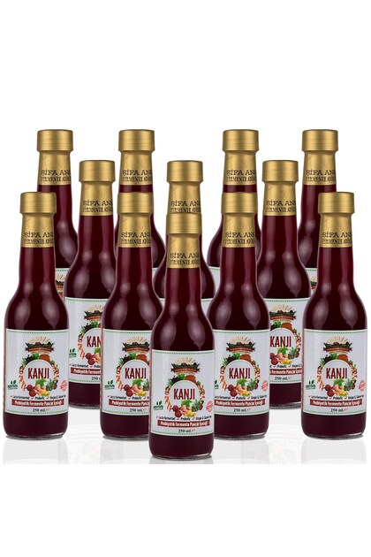 12 Adet Pancar Kanji (250ml.) Cam Şişede