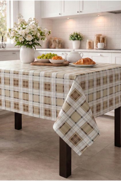 Oilcloth Tablecloth – Waterproof, Stain-Resistant, Easy to Clean Pvc