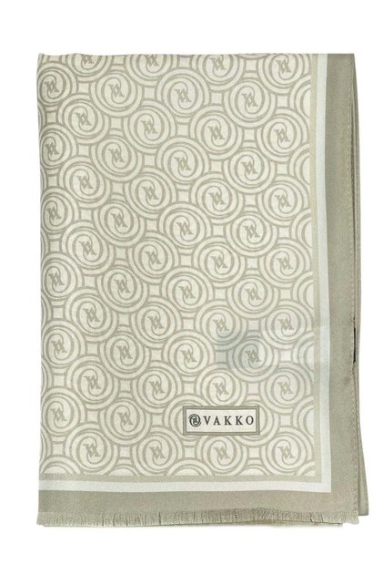 Twill Silk Shawl - New Monogram - Beige