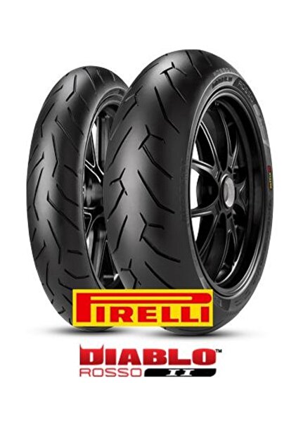 Pirelli Diablo RossoII 120/70ZR17 (58W) TL (K) VE 180/55ZR17 (73W