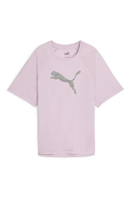 Evostripe Kadın Mor Günlük Stil T-Shirt 67787660