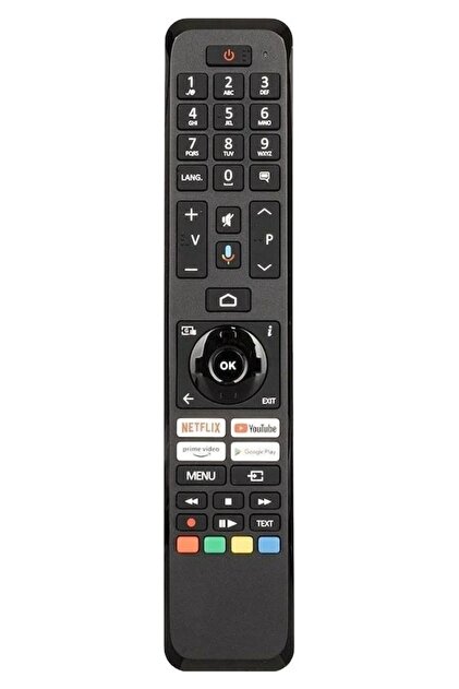 Ct-8563 Netflix- Prime Video-google Play Tuşlu Led Tv Kumanda Ses Komutlu
