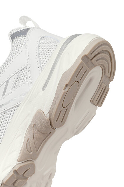 『希少』X-TAGE PURE DURALUMIN【ROUND M】 Derimod Kadın Beyaz Bağcıklı Kalın Tabanlı Sneaker 26PFE457314