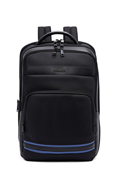 Derimod D-Pack Unisex Siyah Teknolojik Kumaş Sırt Çantası