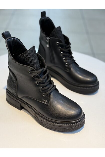 Hco Lace-Up Casual Women's Zippered Boots