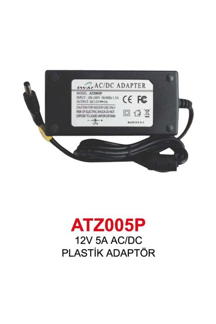 12V 5A AC/DC PLASTİK ADAPTÖR