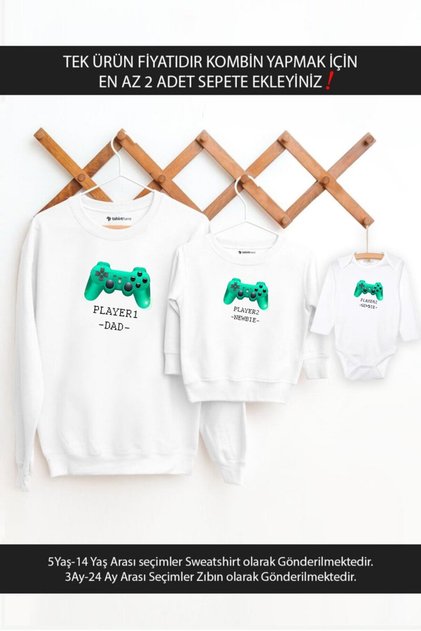 Dad son daughter player dad newbie (this is the price of a single product, please add at least 2 to the cart to make a combination)