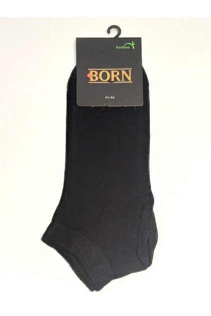Black Color Elastic Bamboo Men's Socks