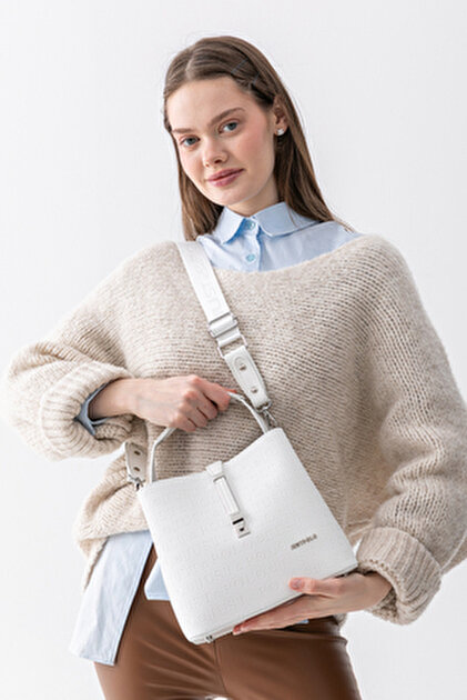 Just Polo Cotton Woven Long Strap 4 Compartment Women's Cross