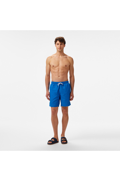 Erkek Mavi Regular Fit Deniz Şortu