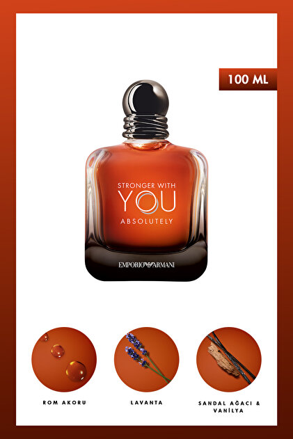 Armani Stronger With You Intensely Edp 100 ml Erkek Parfüm