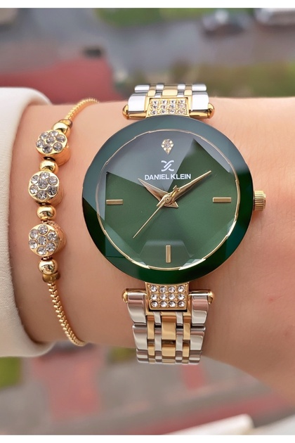 Yellow Silver Color 2 Year Warranty Original Women's Wristwatch-Wristband Gift