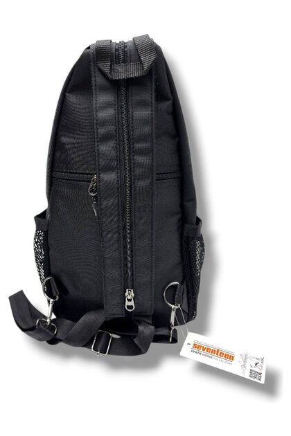 SEVENTEEN 4901-26 Keten Kumaş Büyük Boy BodyBag Çapraz Çanta