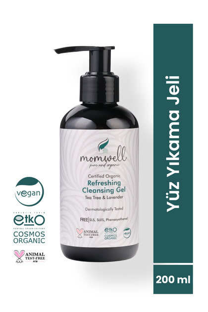 Momwell Sebum Dengeleyici Organik Yüz Temizleme Jeli 200 ml