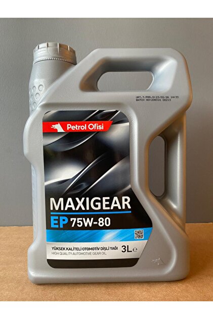 YA−MAN EP-17SB Petrol Ofisi EP 75W-80 3 Litre Otomatik Vites Şanzıman Yağı (08