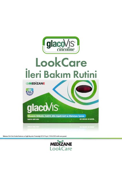 LookCare GlacoVIS Citicoline Gıda Takviyesi - 30 Kapsül