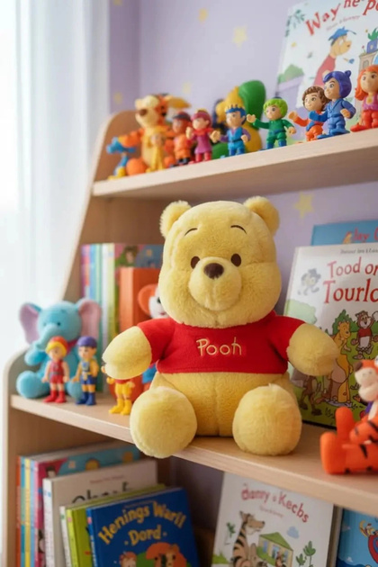 Miniso Disney Lisanslı Winnie the Pooh Peluş Oyuncak 25 Cm