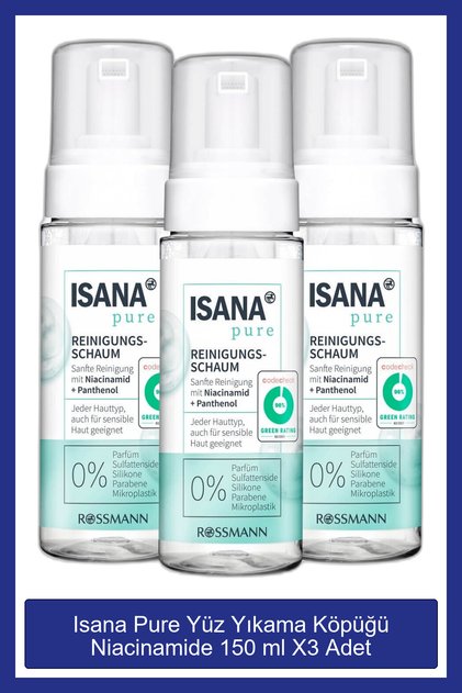 Pure Face Washing Foam Niacinamide 150 ml X3 Pieces