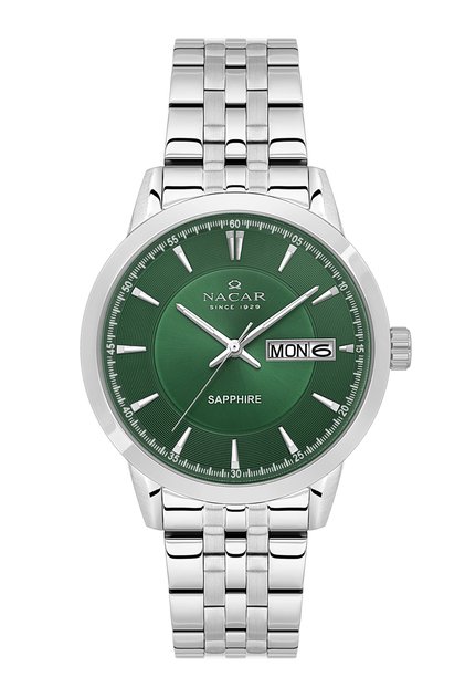 Sapphire Glass Classic Silver Men's Wristwatch Nc31-294740-Anm