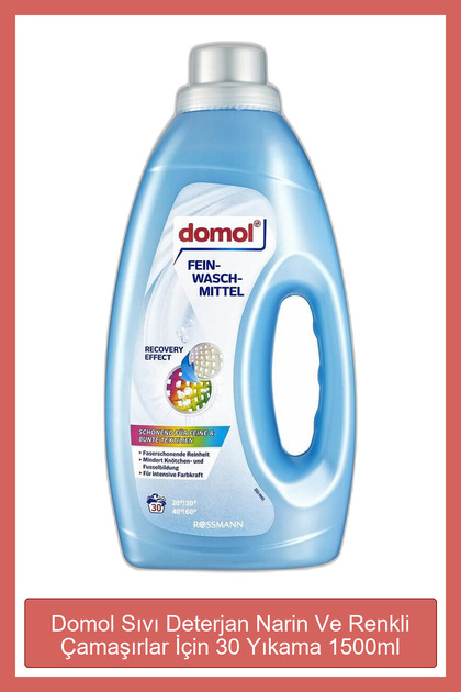 Sıvı Deterjan Narin Ve Renkli Çamaşırlar İçin 30 Yıkama 1500ml