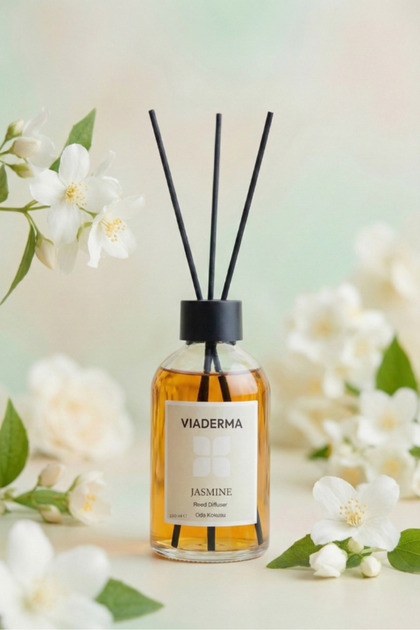 Yasemin Aromalı Bambu Çubuklu Oda Kokusu 100 ml - Doğal, Ferah ve Uzun Süreli Koku