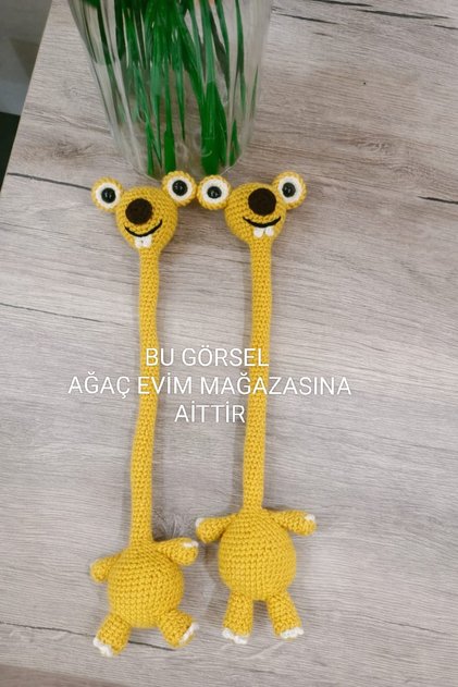 Amigurumi sid çanta charm ( TELLİ )